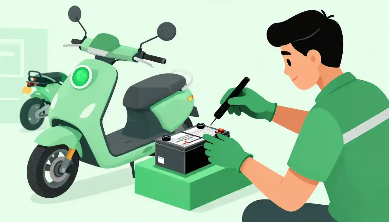 EV scooter lithium battery pack life and replacement cost in India