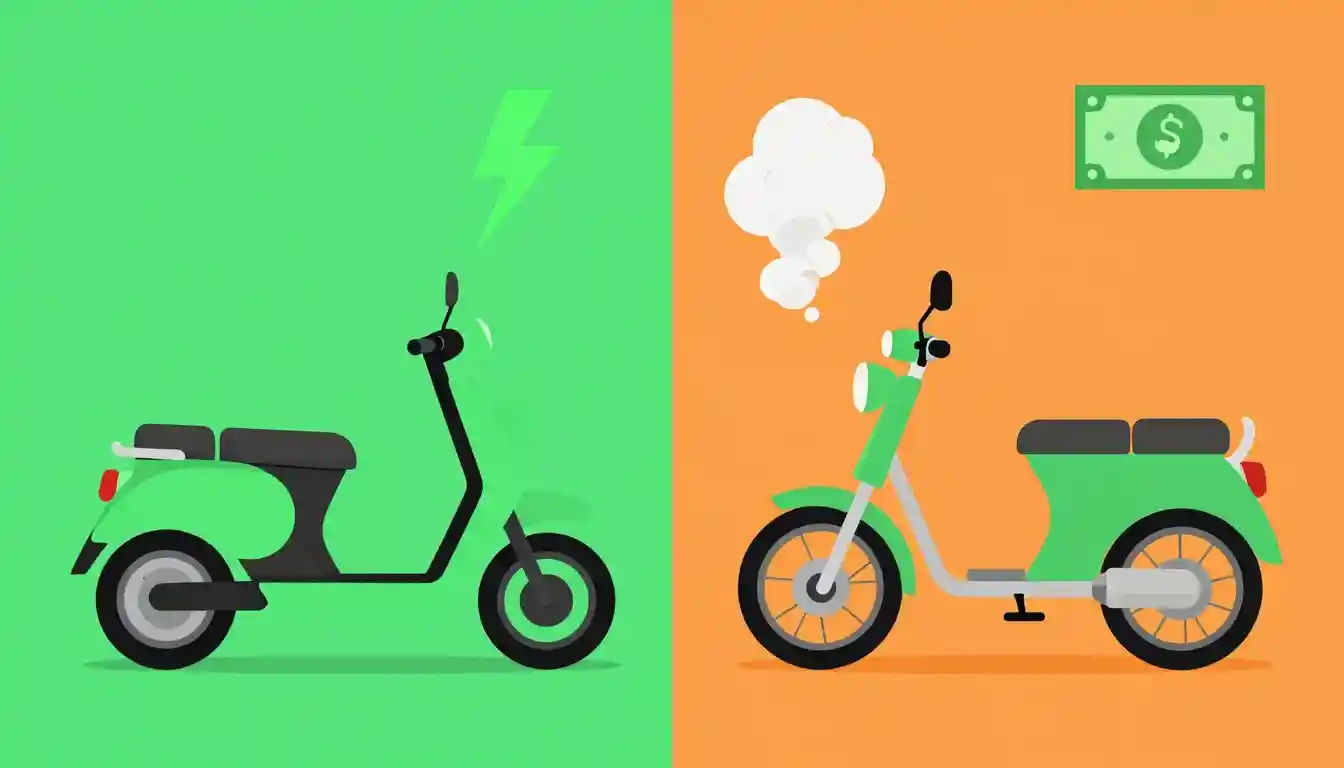 EV vs petrol scooter 2026 — full cost comparison