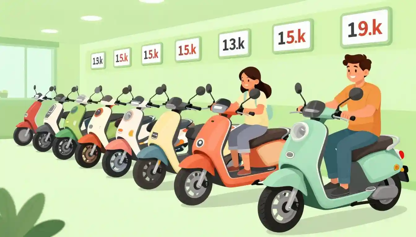 Best EV scooter under ₹1 lakh in India 2026
