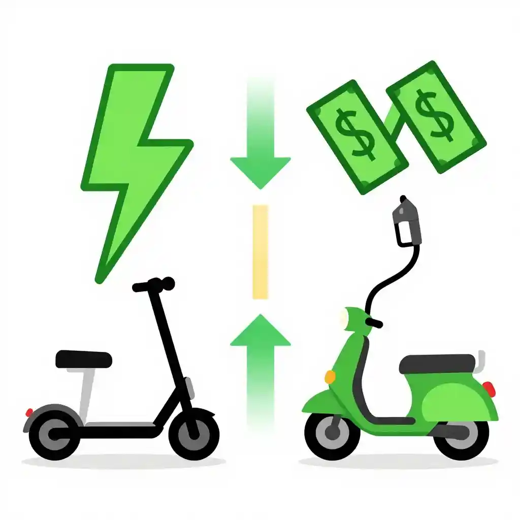 EV vs petrol scooter cost comparison